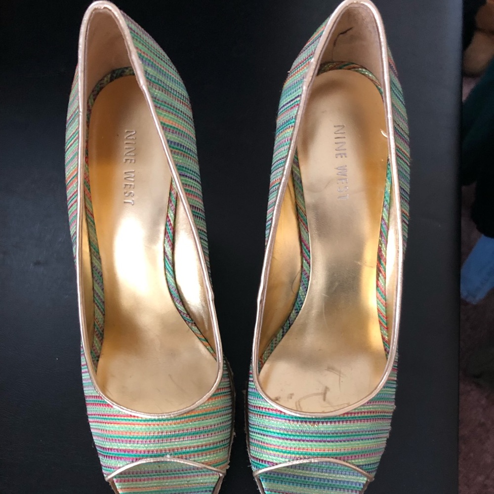 Nine West Peep Toe Espadrille